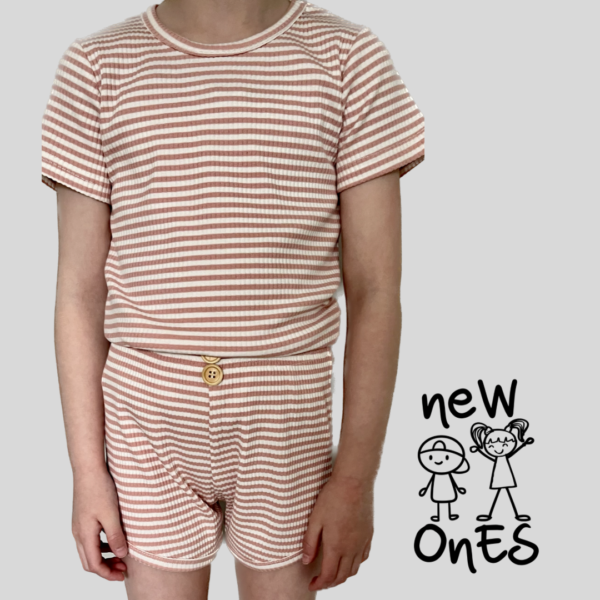 Ribbed Stripe Summer Set