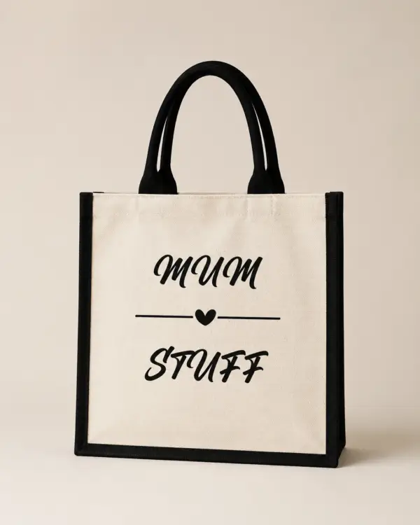 “Mum Stuff” Midi Tote Personalised