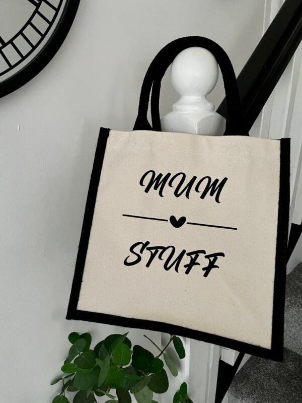 “Mum Stuff” Midi Tote Personalised