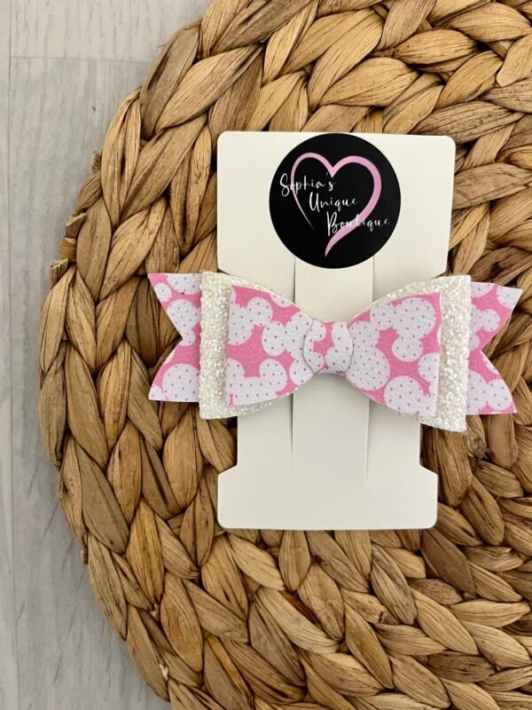 Minnie Mouse Bow 4 inch