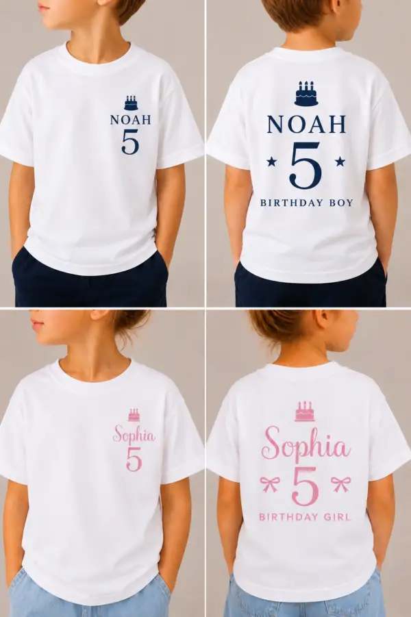 Kids Birthday Tee - Cake Edit