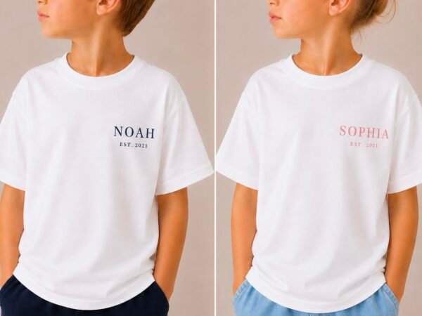 Kids Personalised Tee - Established Edit