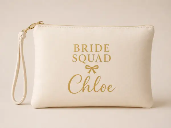 Bride Squad Wristlet Pouch